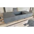 Kép 9/15 - Prémium Betonhatású Lebegő Mosdópult – 120 cm (Antracit)