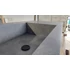 Kép 11/15 - Prémium Betonhatású Lebegő Mosdópult – 120 cm (Antracit)
