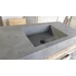 Kép 14/15 - Prémium Betonhatású Lebegő Mosdópult – 120 cm (Antracit)